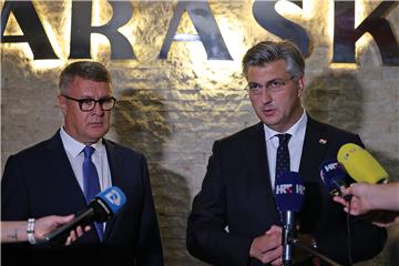  Plenković posjeto tvornicu Maraska Zadar i sastao se s predstavnicima Stanić Grupe