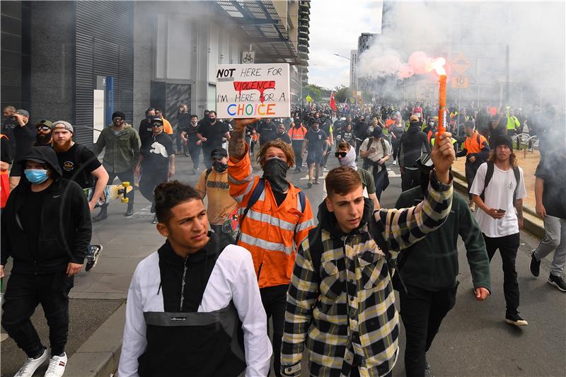 AUSTRALIA CORONAVIRUS COVID19 PANDEMIC PROTESTS