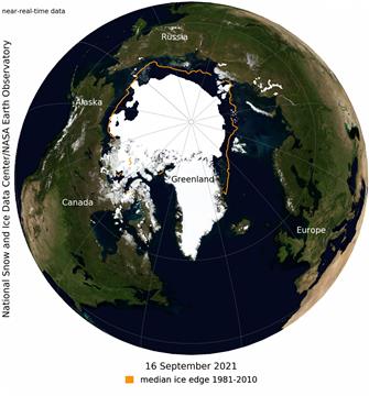 ARCTIC SEA ICE MINIMUM EXTENT