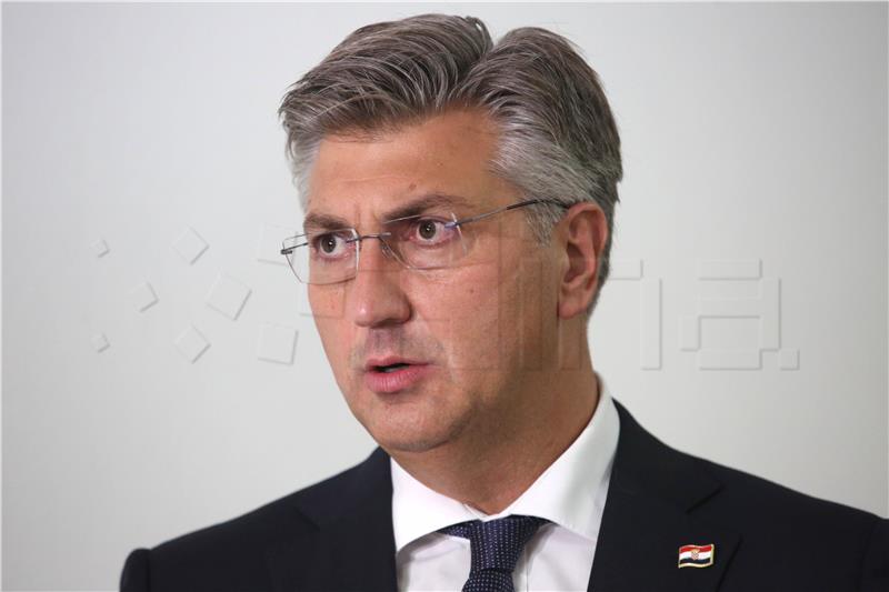 Plenković: I will not accept theory of media freedom being stifled in Croatia