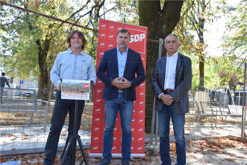 Pazin: "Za Pazin u svim bojama" - moto SDP-ove kampanje