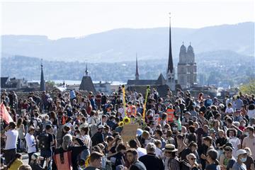 SWITZERLAND CLIMATE CHANGE PROTEST