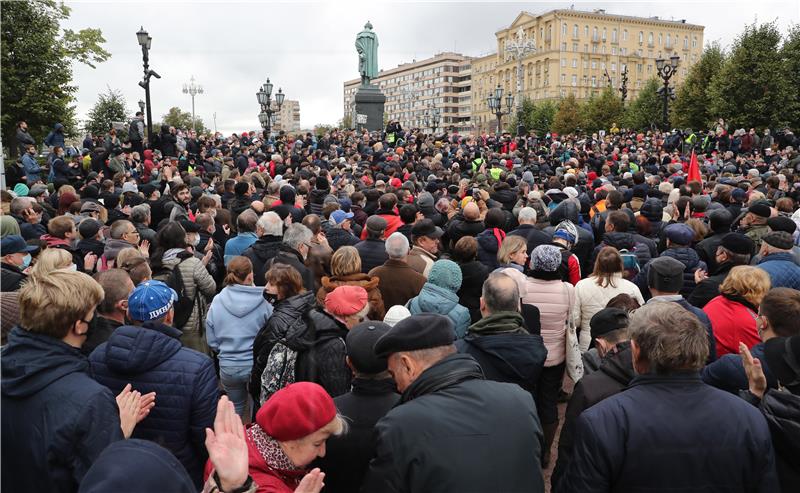 RUSSIA COMMUNIST PARTY PROTEST