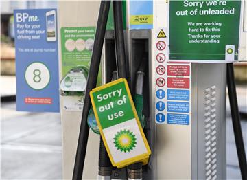 BRITAIN PETROL STATION SHORTAGES