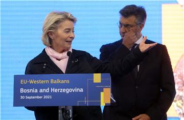 Plenković i Von der Leyen na otvaranju mosta Svilaj