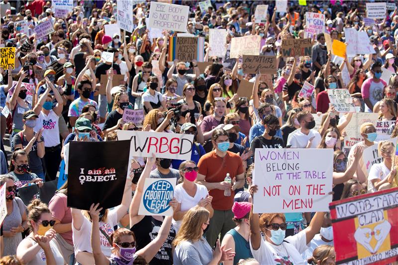 USA WOMENS MARCH ABORTION SUPREME COURT