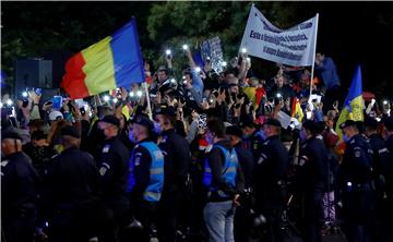 ROMANIA PROTEST PANDEMIC CORONAVIRUS COVID19