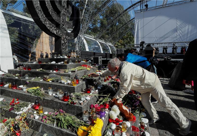 UKRAINE WAR BABIY YAR COMMEMORATION