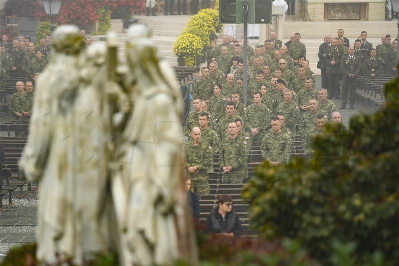 U Mariji Bistrici 29. hodočašće Hrvatske vojske, policije i hrvatskih branitelja