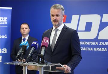 Gradski HDZ, konferencija za medije Pave Kostopeča