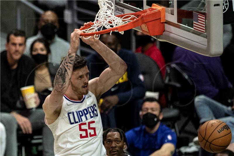 USA NBA BASKETBALL NUGGETS CLIPPERS