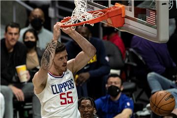 USA NBA BASKETBALL NUGGETS CLIPPERS