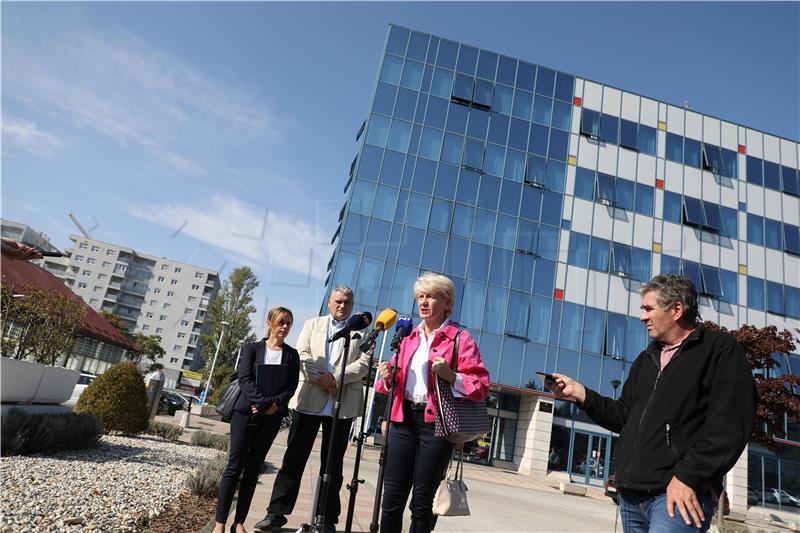 Konferencija za medije Nezavisnog sindikata zaposlenih u srednjim školama Hrvatske