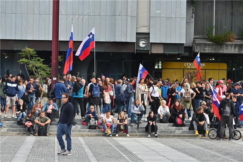 U Ljubljani prosvjedi protiv vlade uoči samita EU-zapadni Balkan