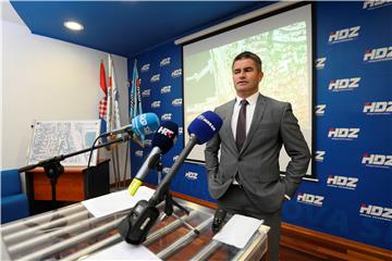 Konferencija za medije HDZ-a Split pod nazivom "Dajmo ruke Splitu"