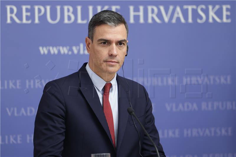 Sánchez wants Spanish companies to build infrastructure in Croatia