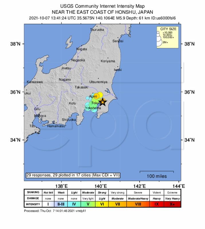 JAPAN EARTHQUAKE