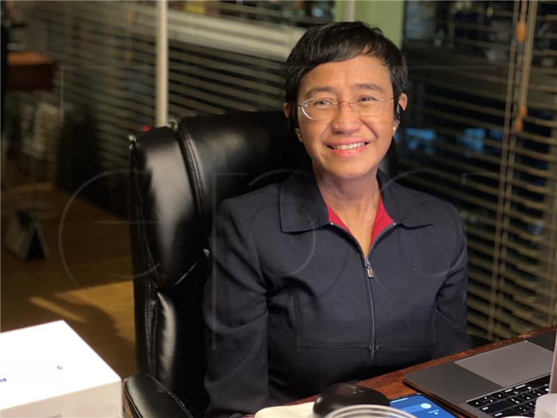 PHILIPPINES NOBEL PEACE PRIZE MARIA RESSA