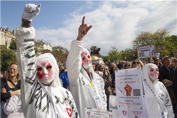 SWITZERLAND CORONAVIRUS PANDEMIC COVID19 VACCINE PROTEST