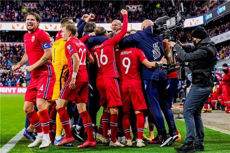 NORWAY SOCCER FIFA WORLD CUP 2022 QUALIFICATION