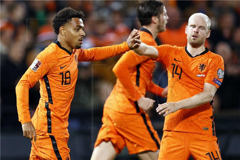 NETHERLANDS SOCCER FIFA WORLD CUP 2022 QUALIFICATION