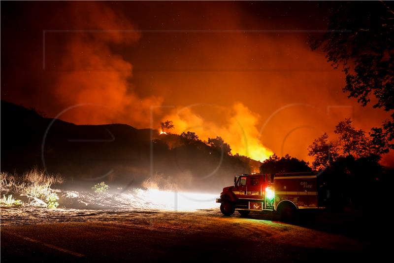 USA WILDFIRE ALISAL FIRE