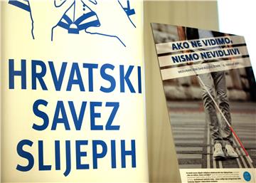 Konferencija za novinare Hrvatskog saveza slijepih