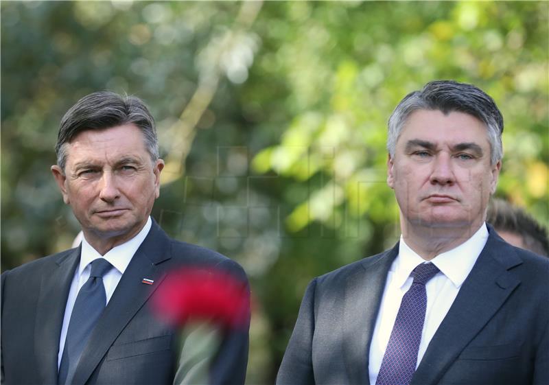  Milanović i njegov slovenski kolega Borut Pahor otkrili spomenik Francu Prešernu