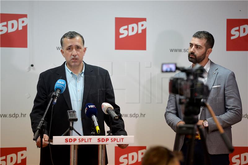 Konferencija za medije SDP-a Split uoči sjednice Gradskog vijeća