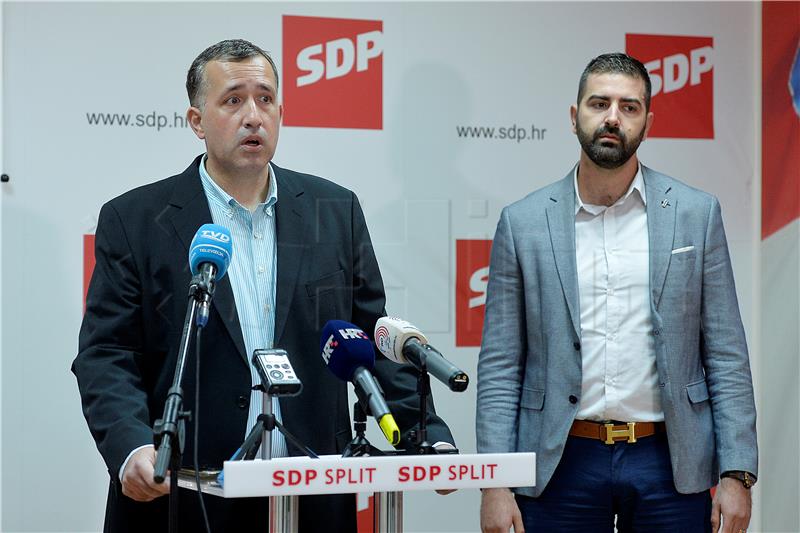 Konferencija za medije SDP-a Split uoči sjednice Gradskog vijeća