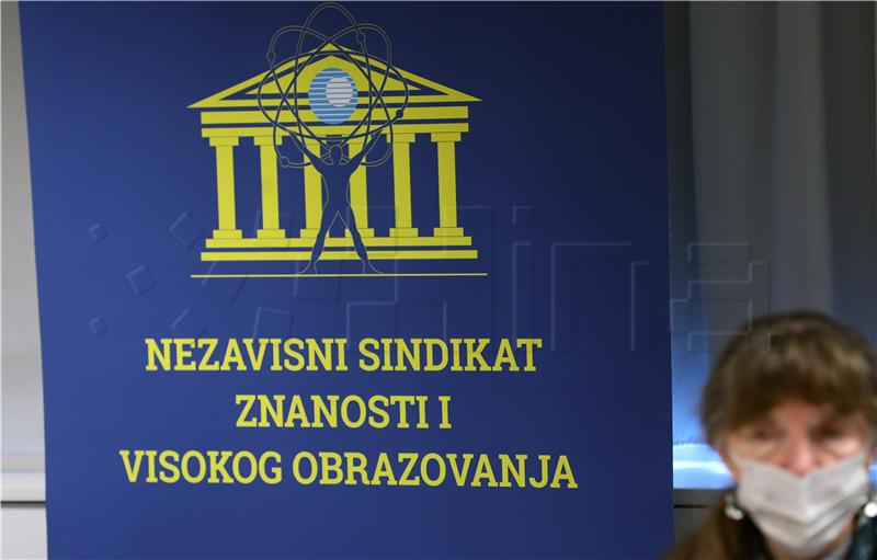 Konferencija za medije Sindikata znanosti