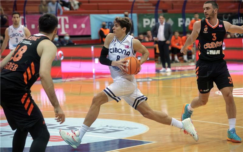 Utakmica 7. kola Prve hrvatske košakraške lige: Cibona - Cedevita Junior