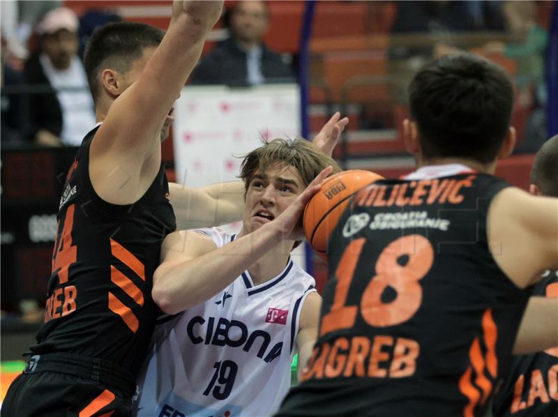 Utakmica 7. kola Prve hrvatske košakraške lige: Cibona - Cedevita Junior