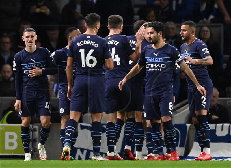 Engleska: Brighton - Manchester City 1-4