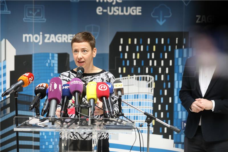 Konferencija za medije zagrebačkog gradonačelnika Tomislava Tomaševića