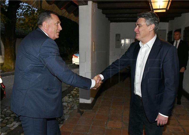 Milanović meets with Dodik