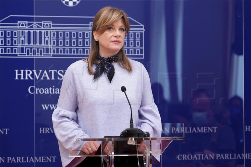 Konferencija za medije Karoline Vidović Krišto