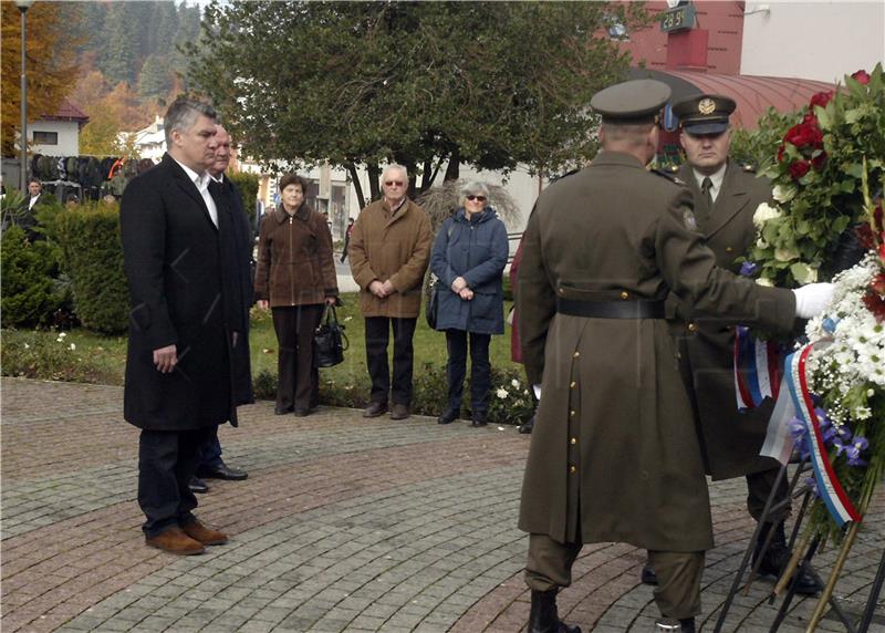 Obilježena 30.godišnjica osnivanja 138. brigade HV "Goranski risovi" Delnice