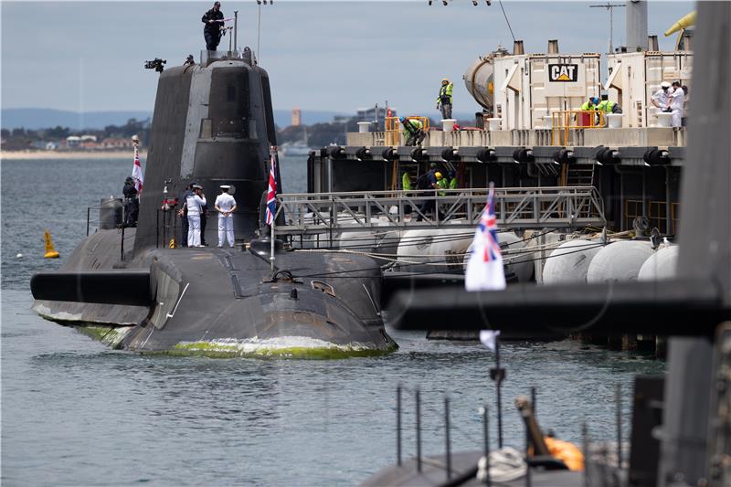 AUSTRALIA BRITAIN DEFENSE SUBMARINE HMS ASTUTE