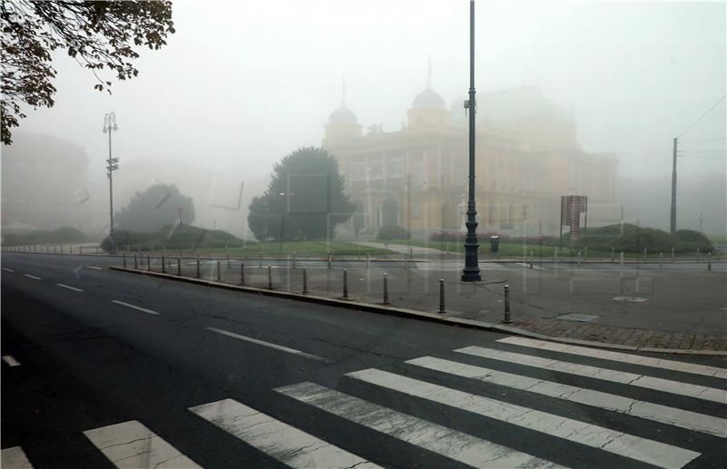 Magla u Zagrebu