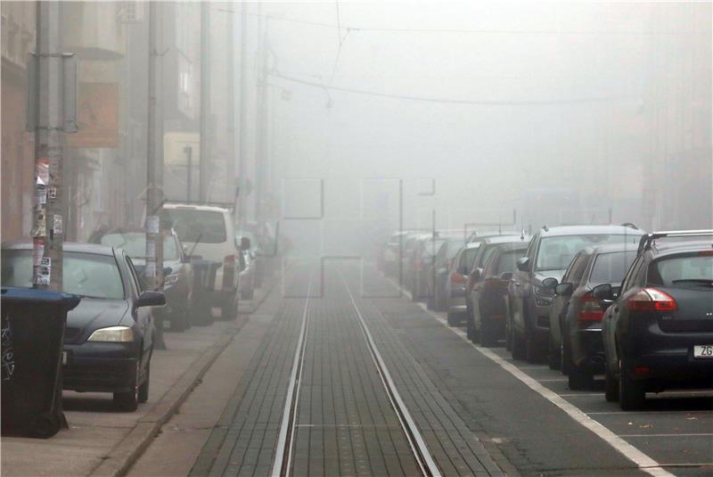 Magla u Zagrebu