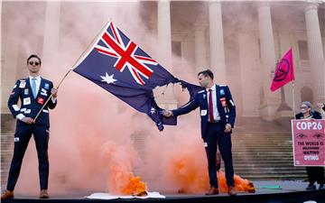 AUSTRALIA CLIMATE CHANGE CONFERENCE COP26 PROTEST