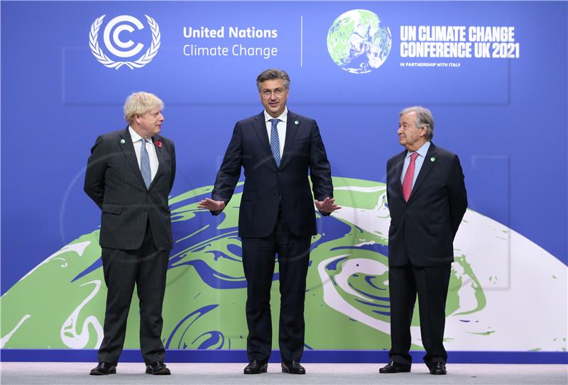 Plenković at COP26: Croatia to protect its sea and plant more trees