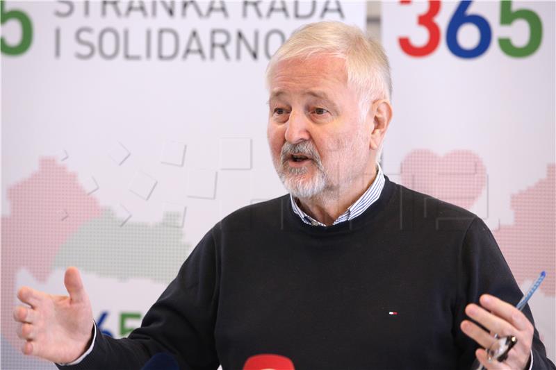 Konferencije za novinare zagrebačke organizacije Stranke rada i solidarnosti