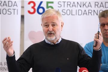 Konferencije za novinare zagrebačke organizacije Stranke rada i solidarnosti