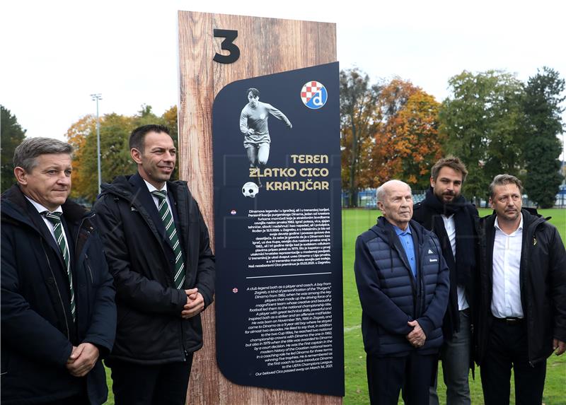 Svečano otkrivena ploča terena Zlatko Cico Kranjčar