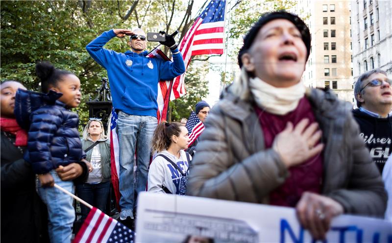 USA NEW YORK COVID-19 VACCINE PROTEST