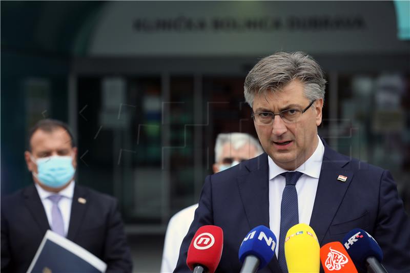 Plenković posjetio KB Dubrava