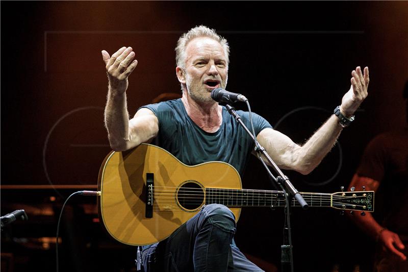 Sting to perform his greatest hits in Zagreb on March 21