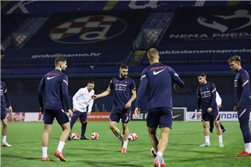 Trening Hrvatske nogometne reprezentacije na stadionu Maksimir